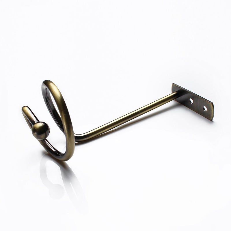 Elifel Curtain Holdback Bronze Set of 4 Drape Holder Hook Tieback for Window Sheer and Blackout Panels Decorative Draperies Metal - Image 5